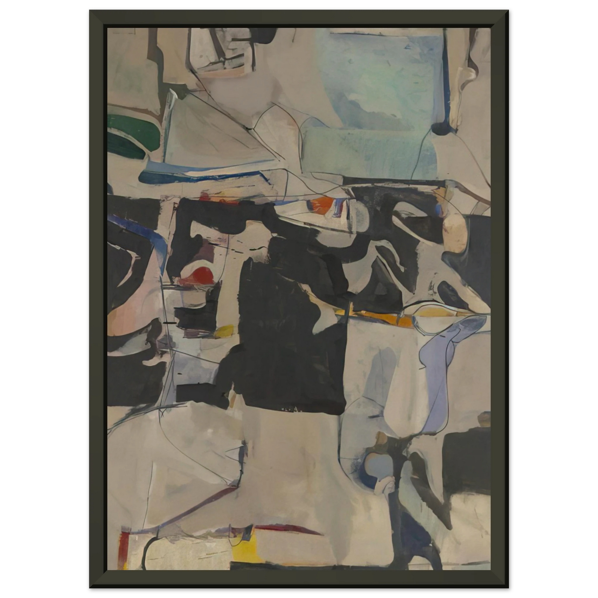 Richard Diebenkorn  Urbana 6 Framed Art Print  - Aluminum Frame - 40x50 cm / 16x20 inches