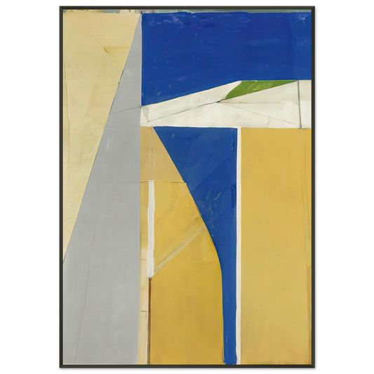 Richard Diebenkorn  Ocean Park 32 Framed Art Print  - Aluminum Frame - 21x29.7 cm / 8x12"