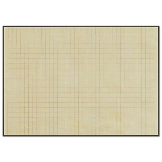 Agnes Martin  The Harvest Framed Art Print  - Aluminum Frame - 21x29.7 cm / 8x12"