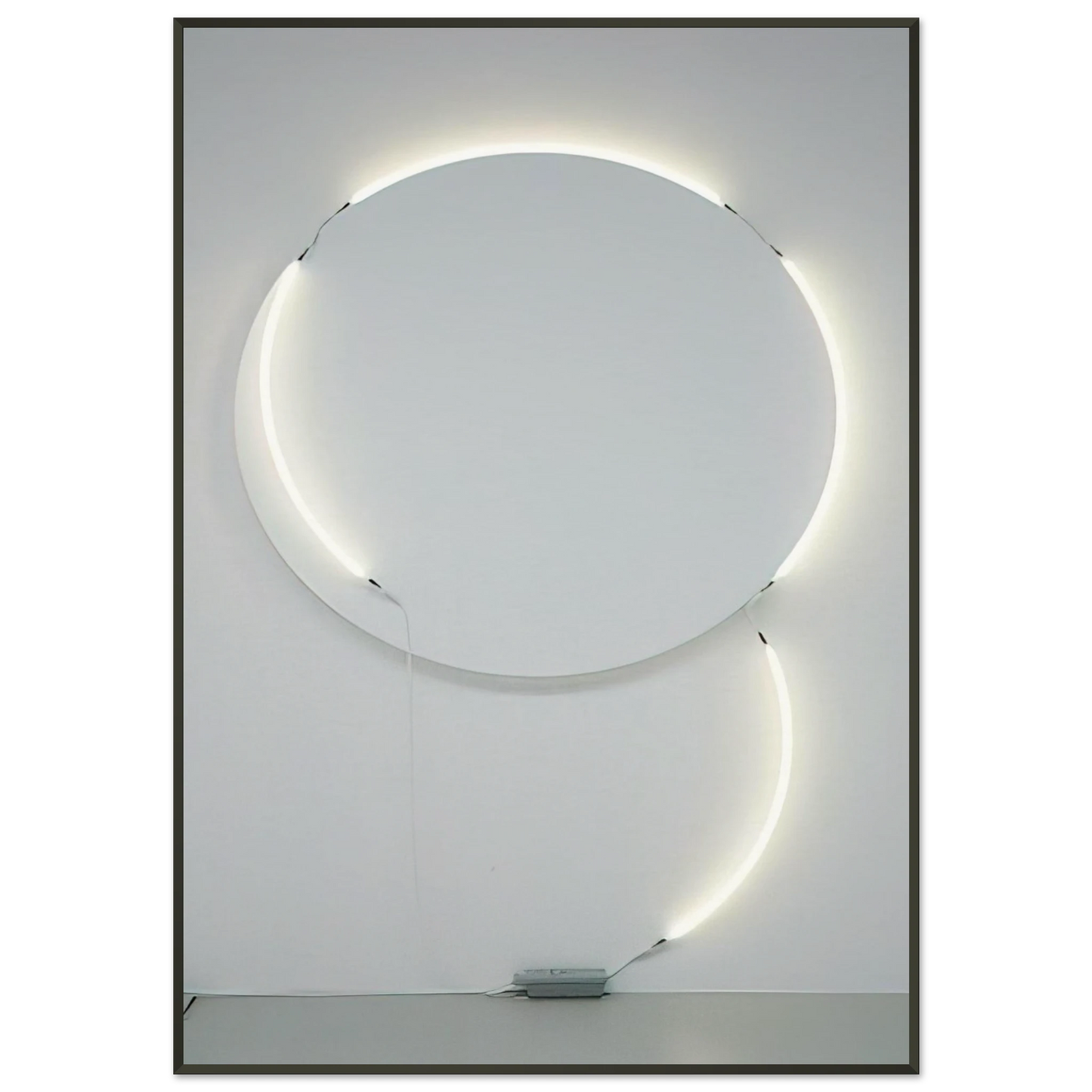 Francois Morellet  Stall No 5  2005 Framed Art Print  - Aluminum Frame - 21x29.7 cm / 8x12"
