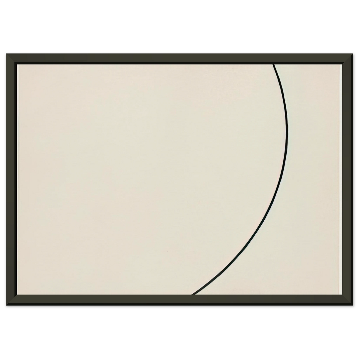 Ellsworth Kelly  Curve Framed Art Print  - Aluminum Frame - 40x50 cm / 16x20 inches