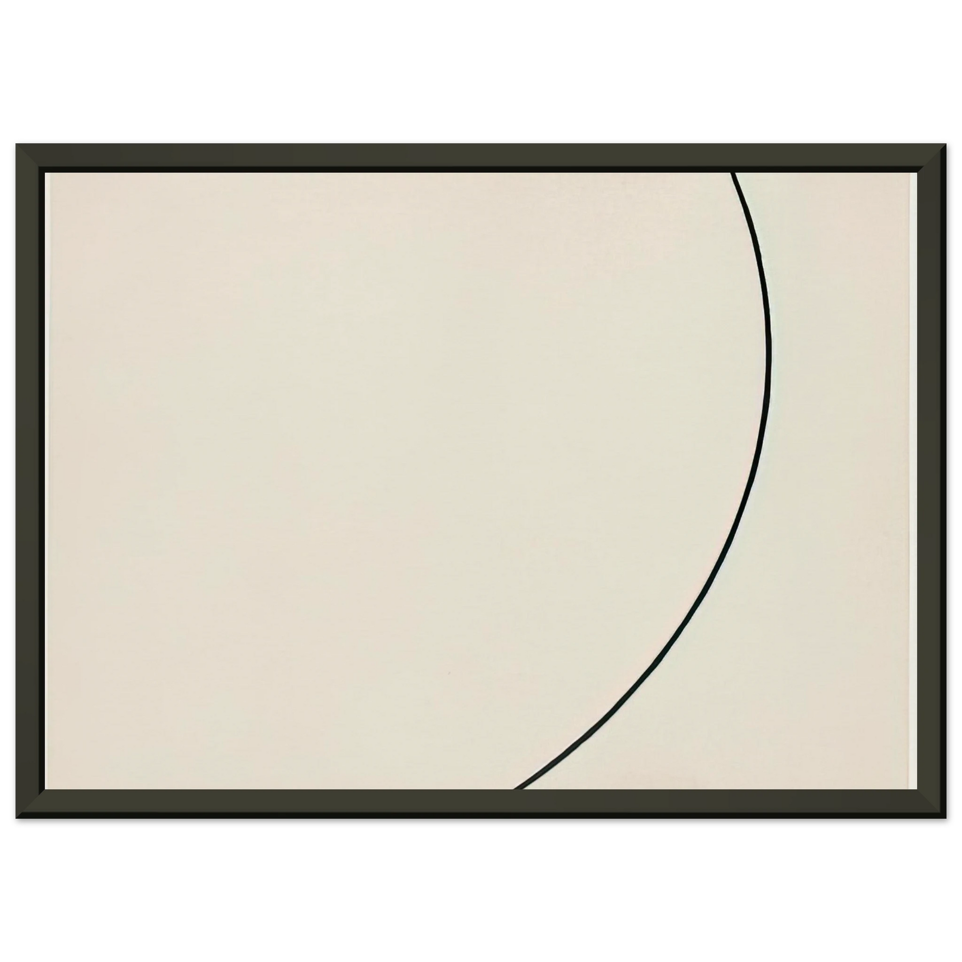 Ellsworth Kelly  Curve Framed Art Print  - Aluminum Frame - 40x50 cm / 16x20 inches