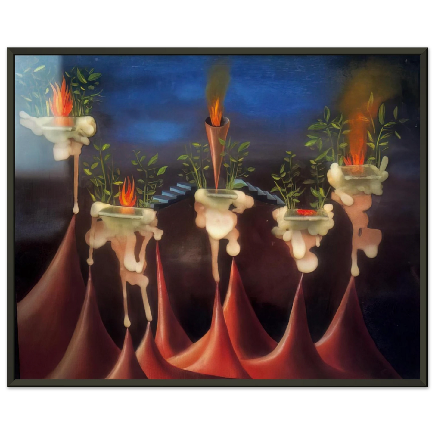Remedios Varo  THE DESIRE Framed Art Print  - Aluminum Frame - 40x50 cm / 16x20 inches