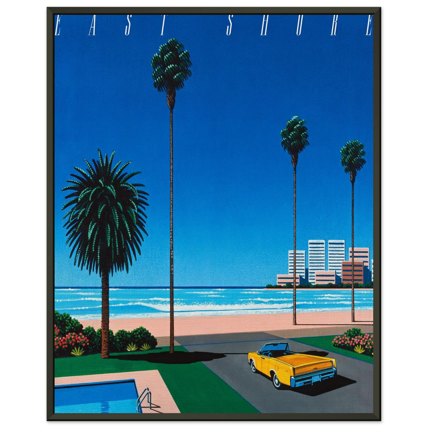 Hiroshi Nagai  Bronze  East Shore Framed Art Print  - Aluminum Frame - 40x50 cm / 16x20 inches