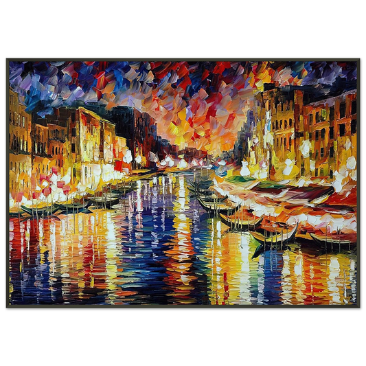 Leonid Afremov  Leonid Afremov Framed Art Print  - Aluminum Frame - 21x29.7 cm / 8x12"