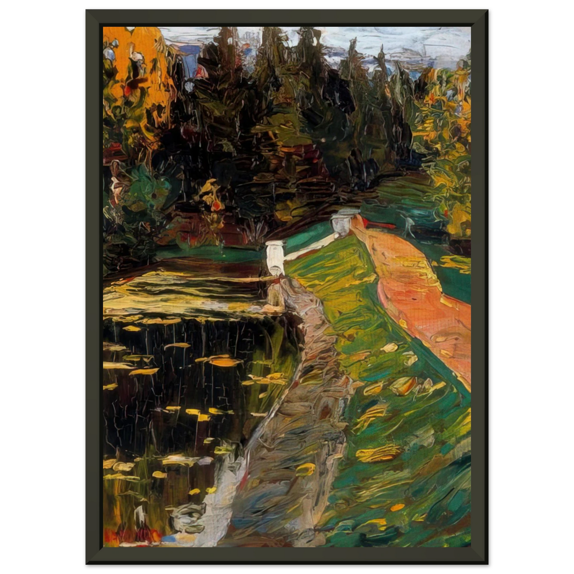 Wassily Kandinsky  NOTDETECTED189369 Framed Art Print  - Aluminum Frame - 70x100 cm / 28x40 inches