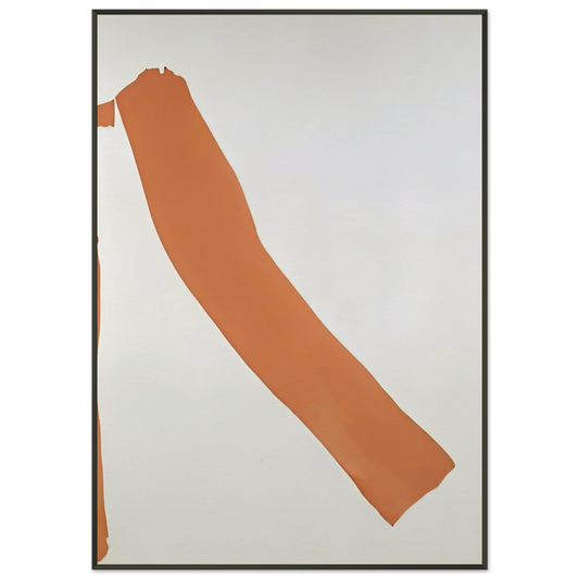 Helen Frankenthaler  Stride 1969 Framed Art Print  - Aluminum Frame - 21x29.7 cm / 8x12"