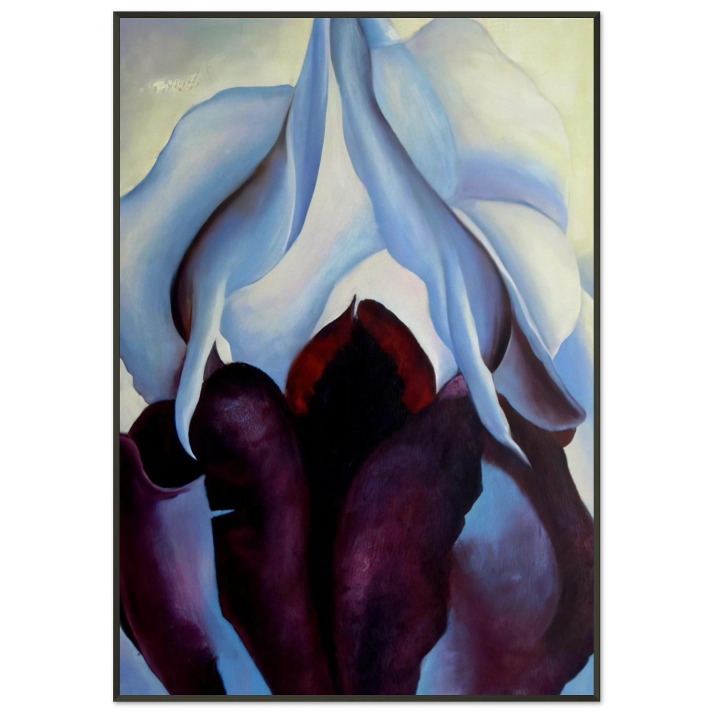 Georgia OKeeffe  Flower of Life Framed Art Print  - Aluminum Frame - 21x29.7 cm / 8x12"