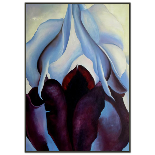 Georgia OKeeffe  Flower of Life Framed Art Print  - Aluminum Frame - 21x29.7 cm / 8x12"