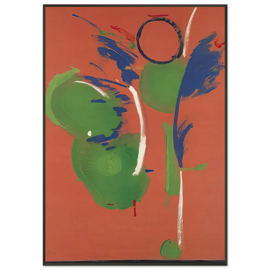 Helen Frankenthaler  Mary Mary  1987 Framed Art Print  - Aluminum Frame - 21x29.7 cm / 8x12"