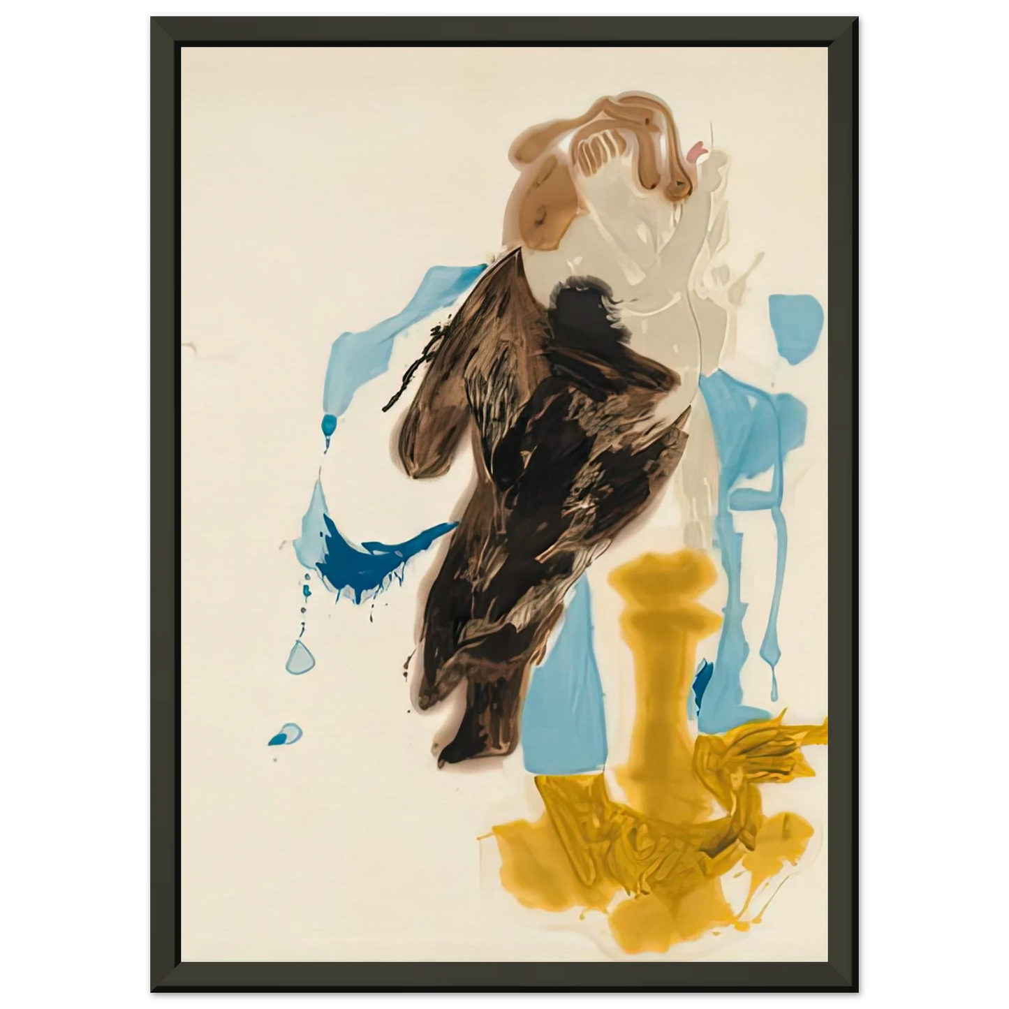 Helen Frankenthaler  After Rubens 1961 Framed Art Print  - Aluminum Frame - 70x100 cm / 28x40 inches