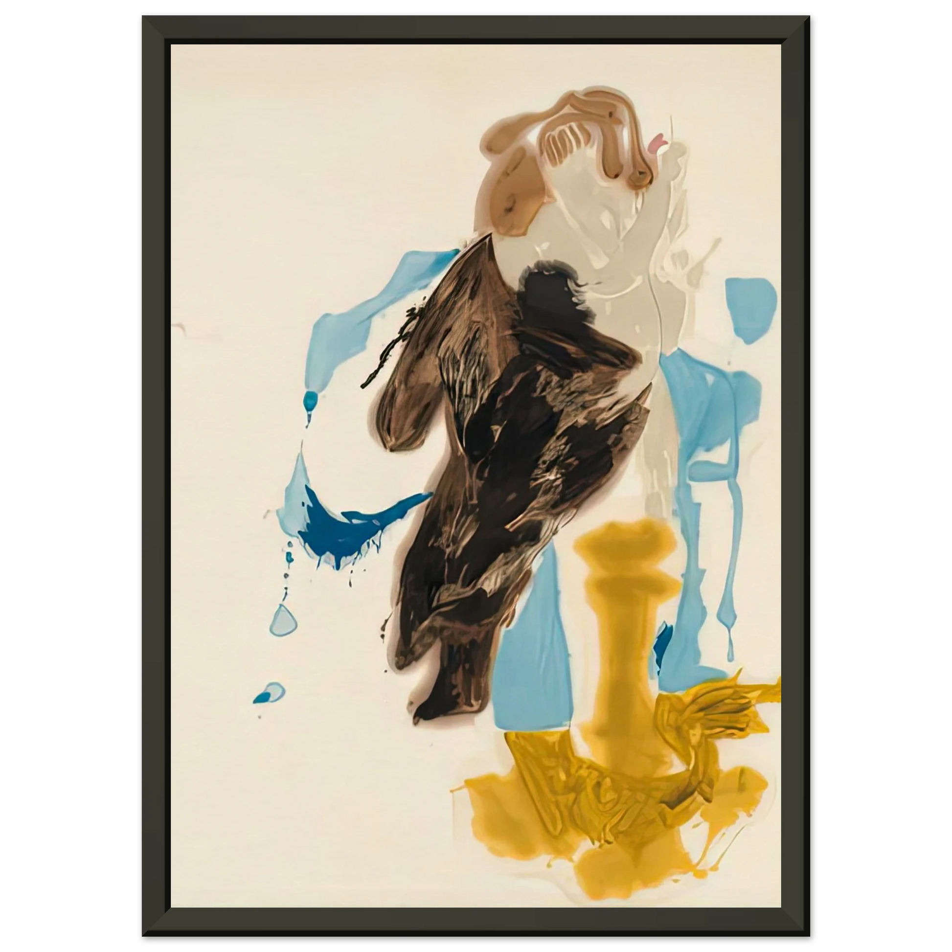 Helen Frankenthaler  After Rubens 1961 Framed Art Print  - Aluminum Frame - 70x100 cm / 28x40 inches