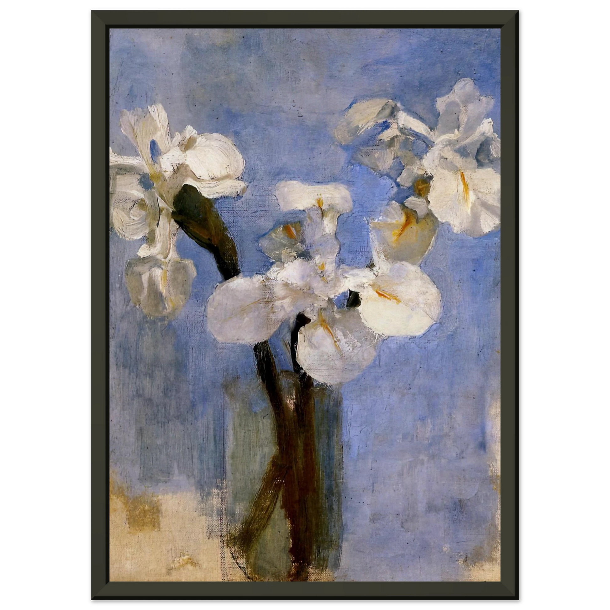 Piet Mondrian  Flowers Sun Framed Art Print  - Aluminum Frame - 70x100 cm / 28x40 inches