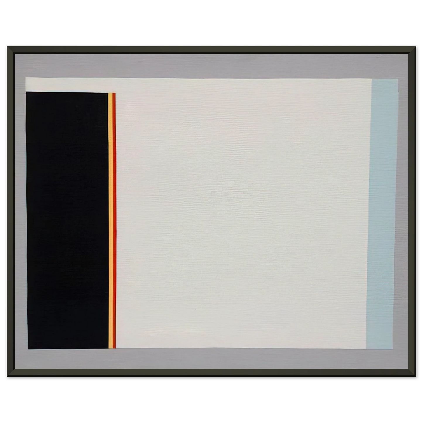 Gene Davis  Untitled  1983 Framed Art Print  - Aluminum Frame - 40x50 cm / 16x20 inches