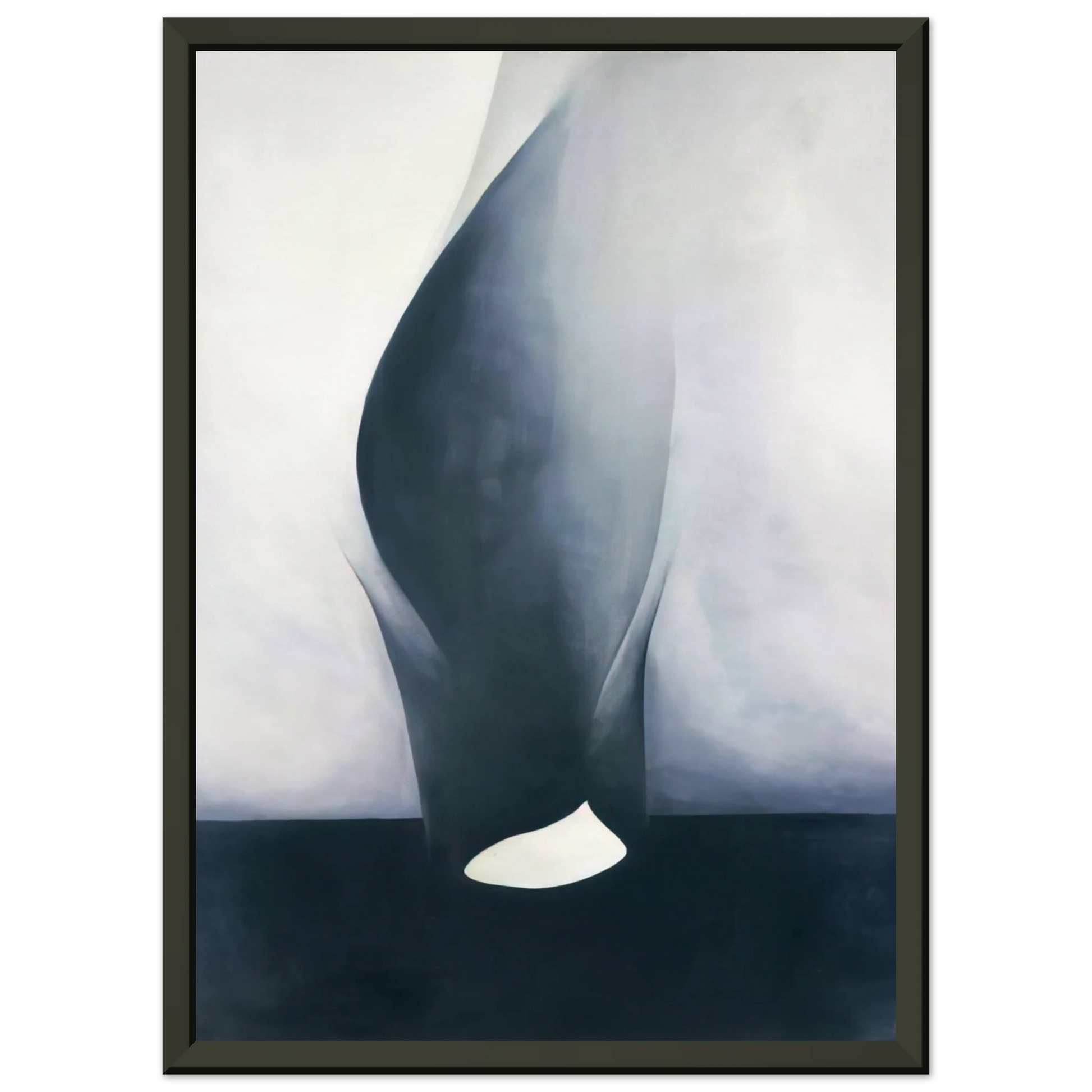 Georgia OKeeffe  Shell and Old Shingle VI Framed Art Print  - Aluminum Frame - 60x80 cm / 24x32 inches