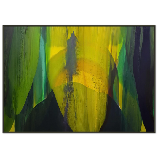 Paul Jenkins  Phenomena Lasting Dawn Framed Art Print  - Aluminum Frame - 21x29.7 cm / 8x12"