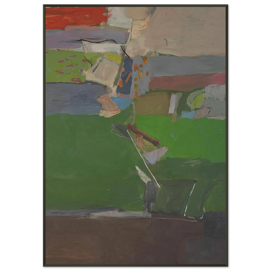 Richard Diebenkorn  Berkeley 13 Framed Art Print  - Aluminum Frame - 21x29.7 cm / 8x12"
