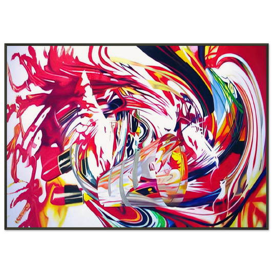 James Rosenquist  Womens Intuition after Aspen Framed Art Print  - Aluminum Frame - 21x29.7 cm / 8x12"