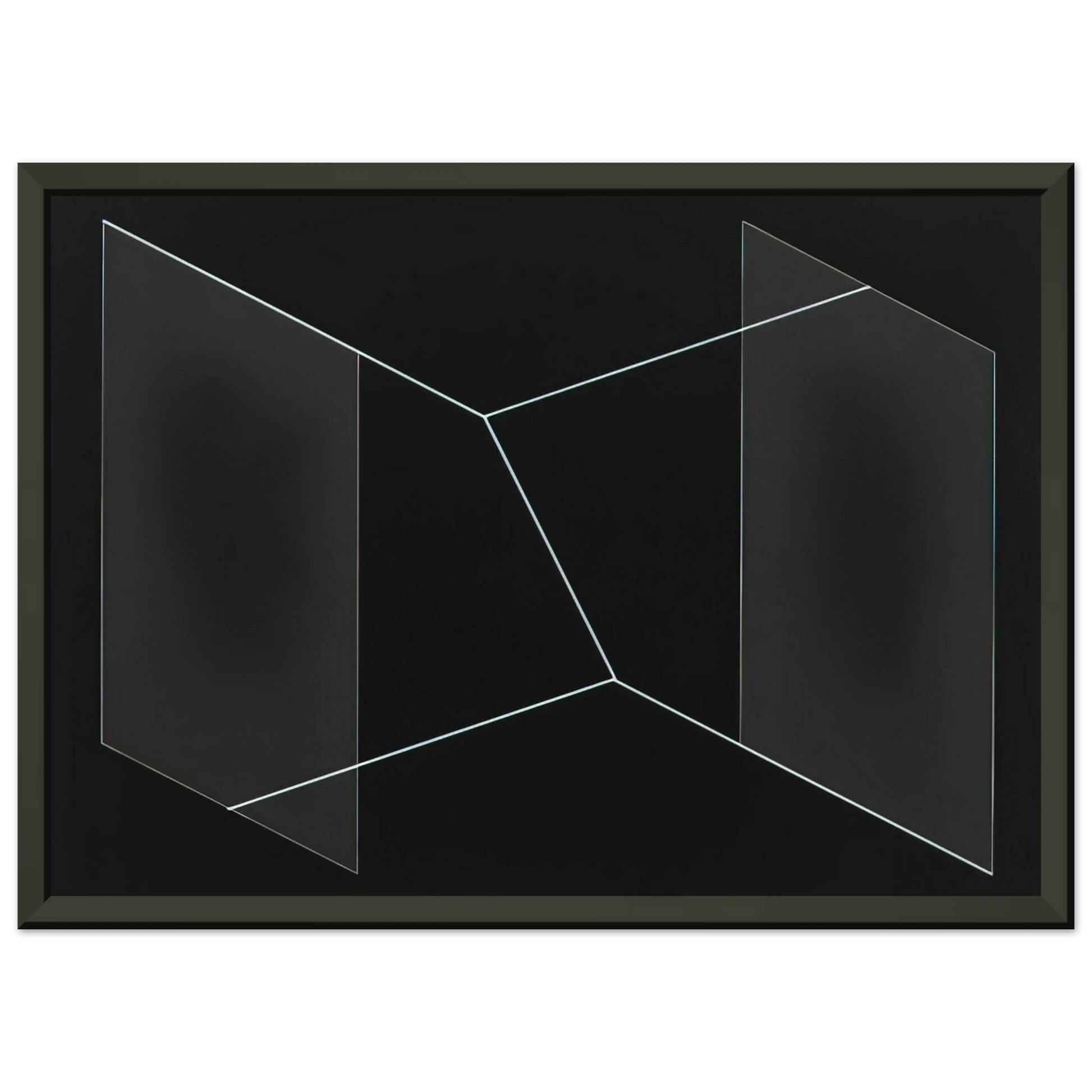 Josef Albers  F 32 PERICLES 1954 Framed Art Print  - Aluminum Frame - 60x80 cm / 24x32 inches