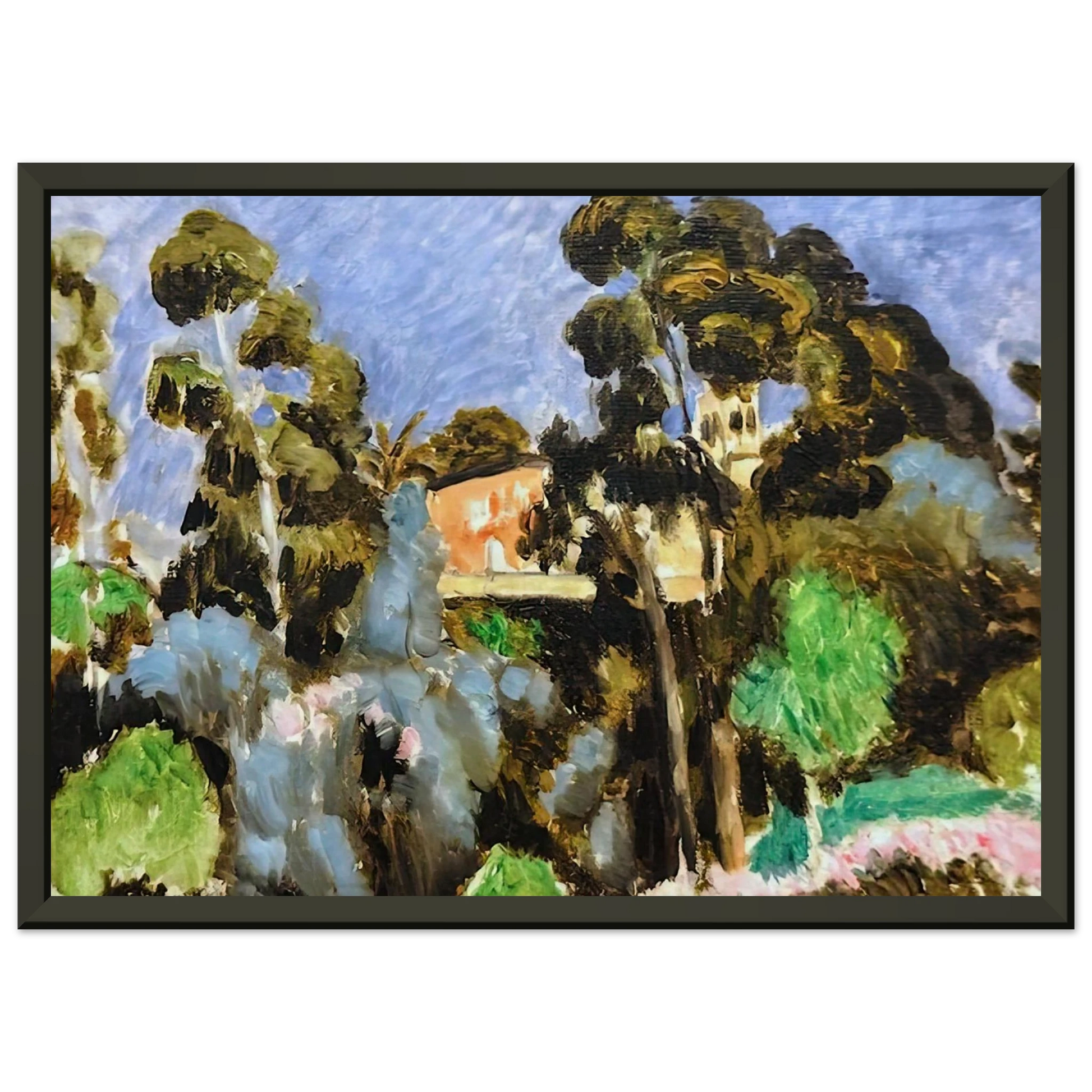 Henri Matisse  EUCALYPTUS MONT ALBAN 1918 Framed Art Print  - Aluminum Frame - 70x100 cm / 28x40 inches