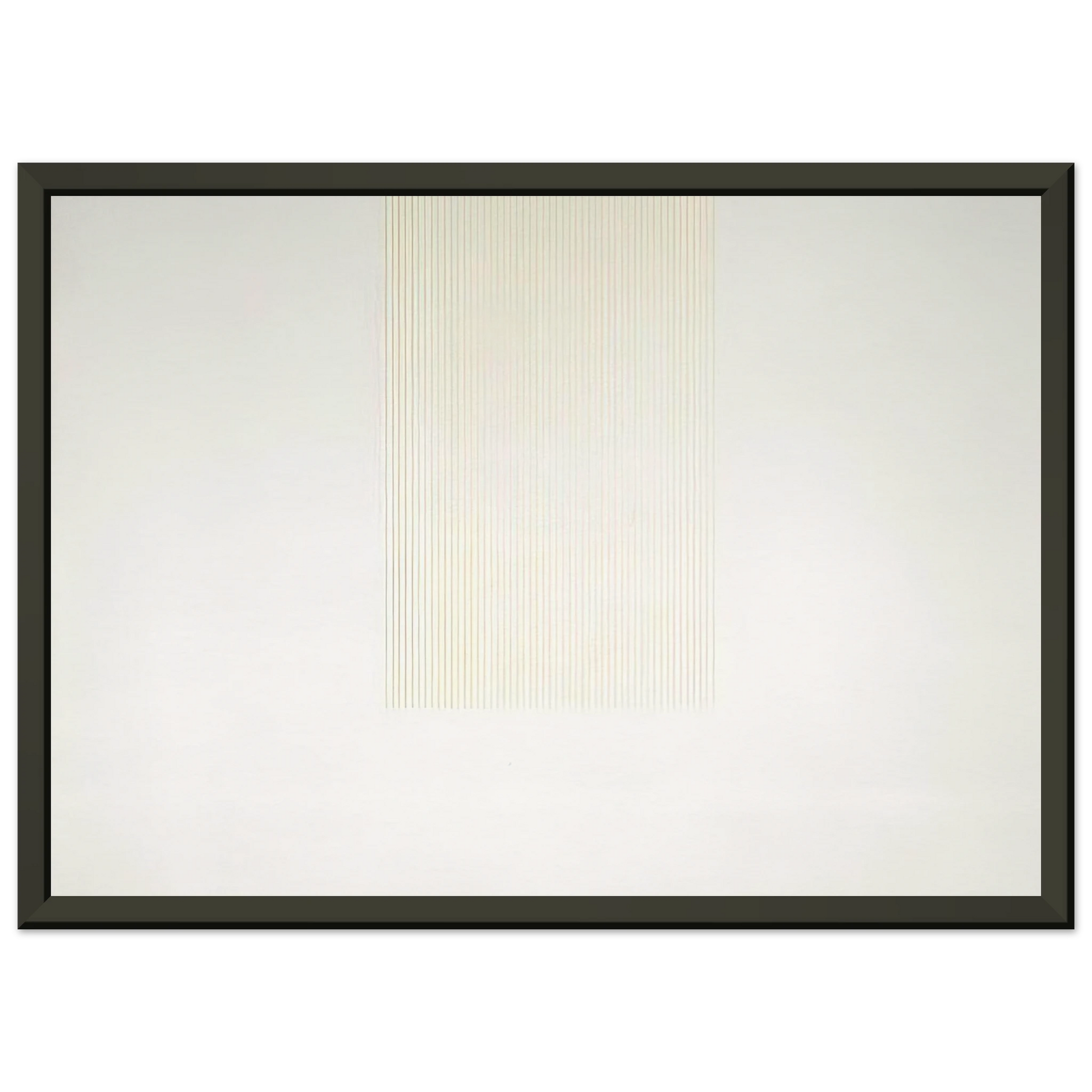 Gene Davis  Untitled 1  1971 Framed Art Print  - Aluminum Frame - 40x50 cm / 16x20 inches