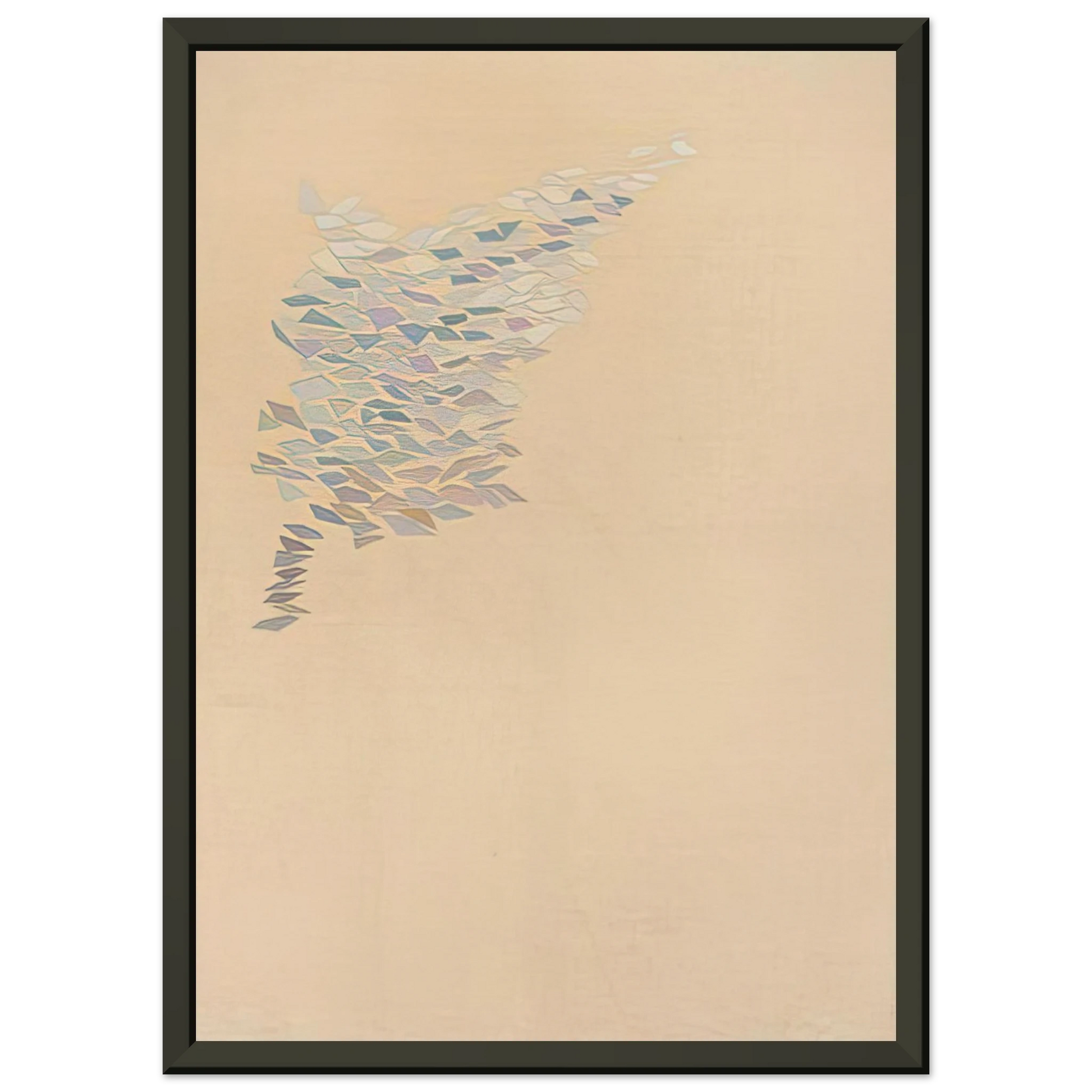 Robert Goodnough  Development TK Como  1970 Framed Art Print  - Aluminum Frame - 40x50 cm / 16x20 inches
