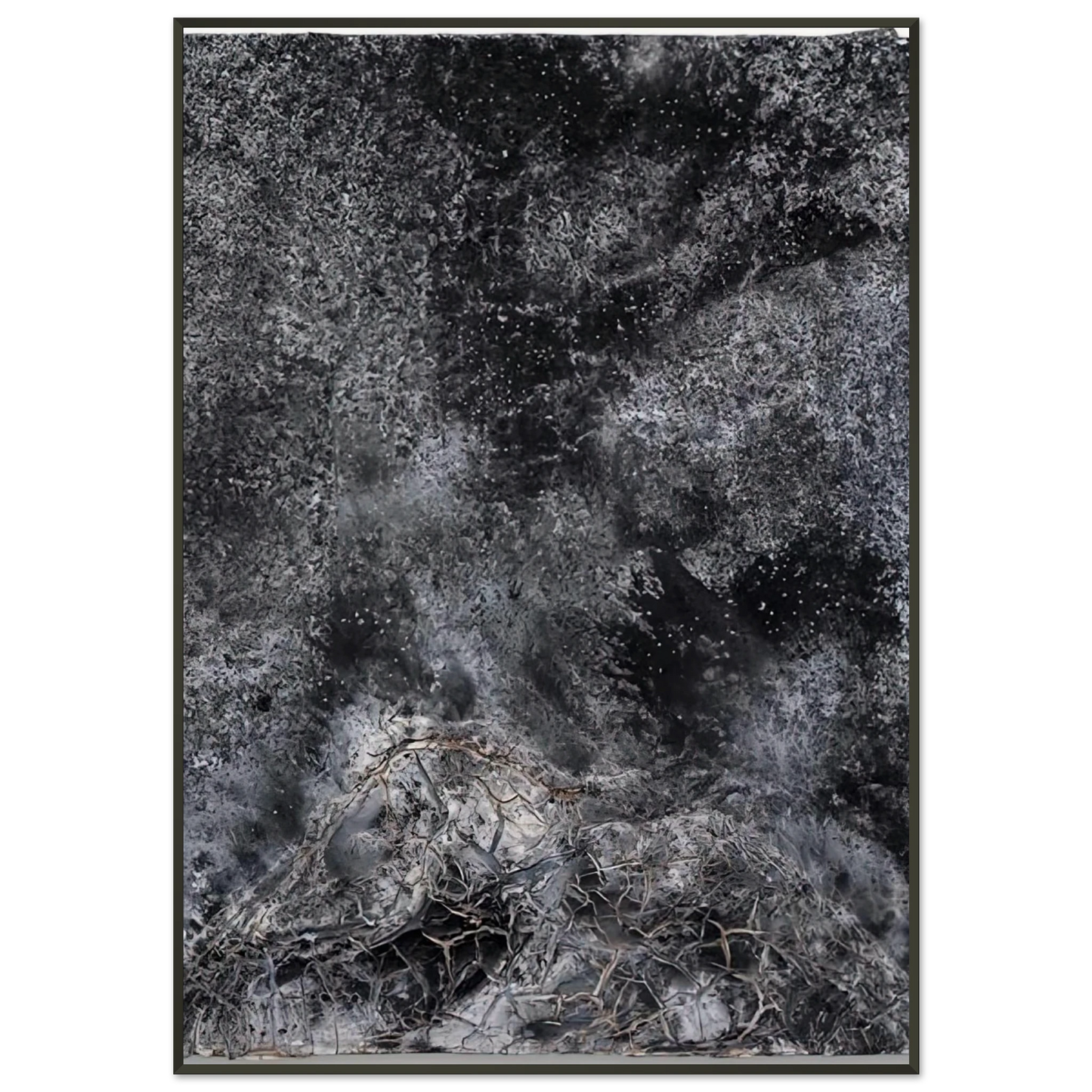 Anselm Kiefer  THE SECRET LIFE OF PLANTS FOR ROBERT FLUDD 2014 Framed Art Print  - Aluminum Frame - 21x29.7 cm / 8x12"
