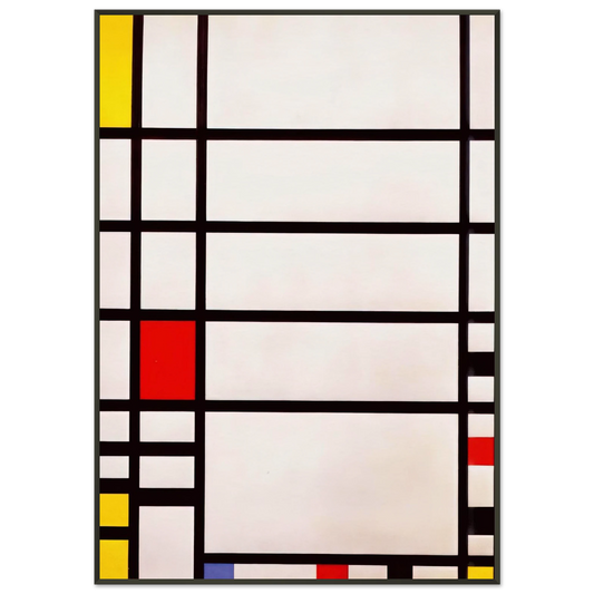 Piet Mondrian  Trafalgar Square Framed Art Print  - Aluminum Frame - 21x29.7 cm / 8x12"