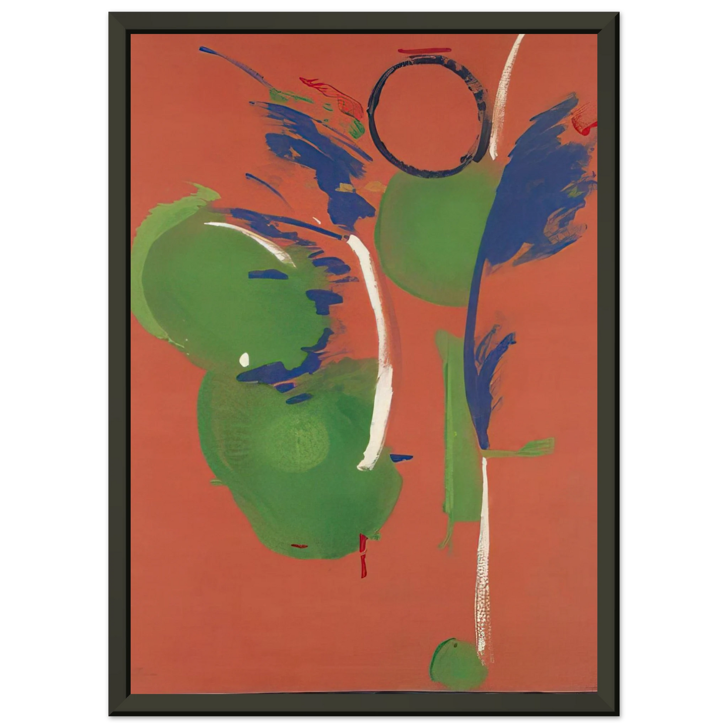 Helen Frankenthaler  Mary Mary  1987 Framed Art Print  - Aluminum Frame - 40x50 cm / 16x20 inches