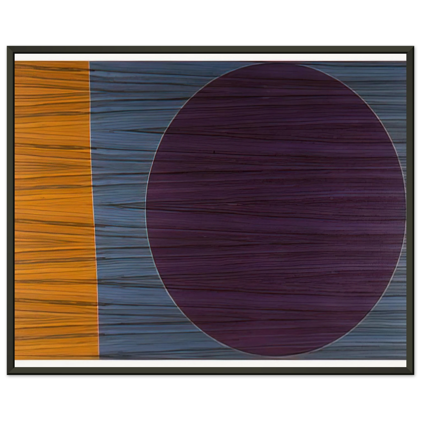 Sam Gilliam  Rhinoceros 3 Framed Art Print  - Aluminum Frame - 40x50 cm / 16x20 inches