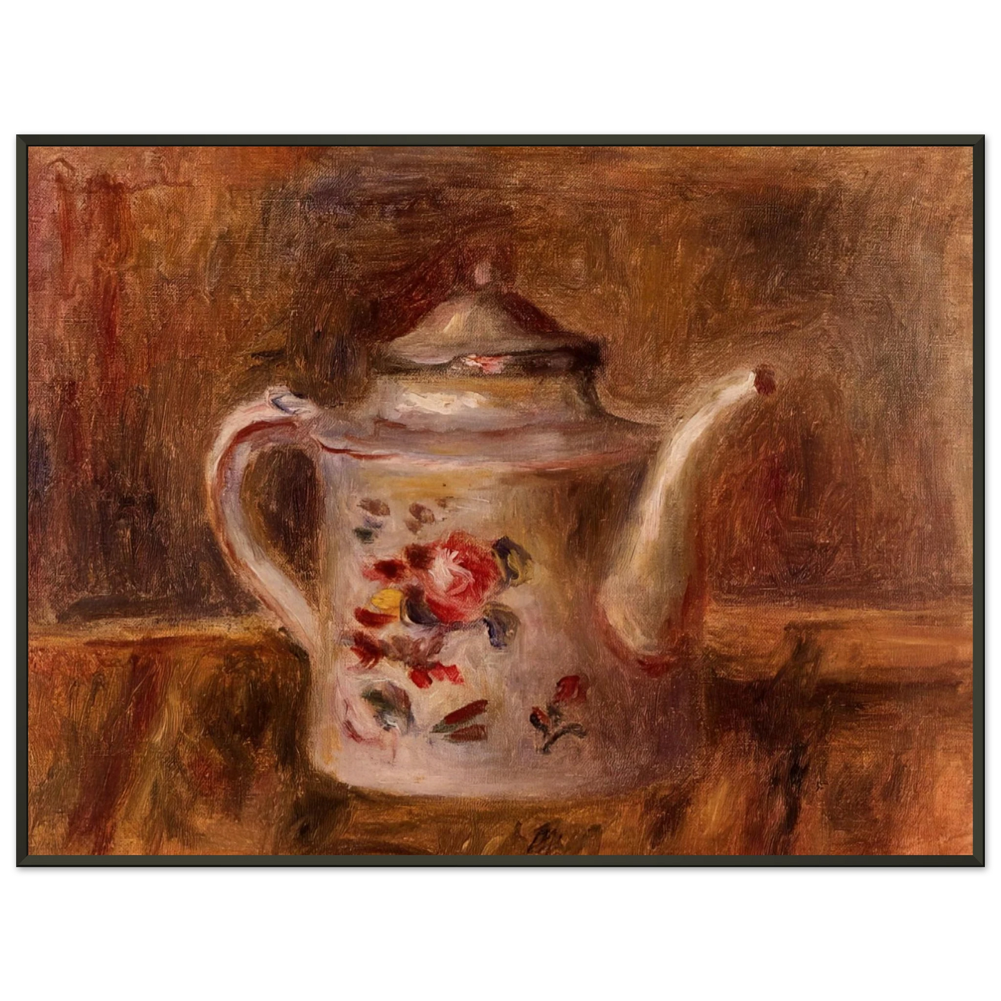 PierreAuguste Renoir  Watering Can Framed Art Print  - Aluminum Frame - 40x50 cm / 16x20 inches