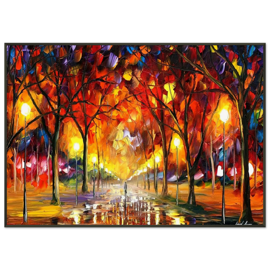 Leonid Afremov  Leonid Afremov Framed Art Print  - Aluminum Frame - 21x29.7 cm / 8x12"