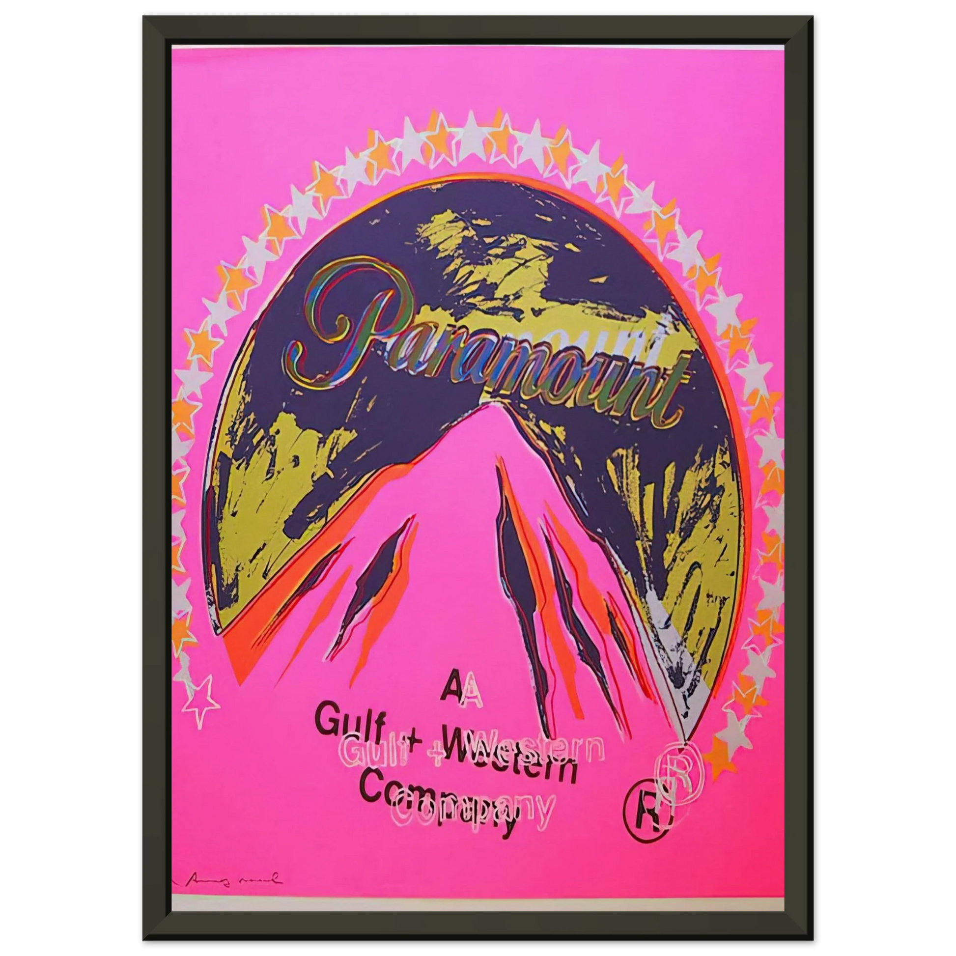 Andy Warhol  Paramount Framed Art Print  - Aluminum Frame - 60x80 cm / 24x32 inches