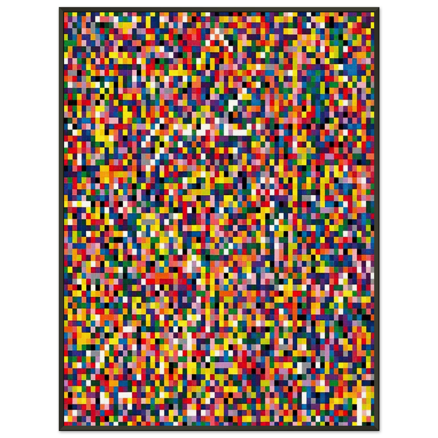 Gerhard Richter  4900 COLOURS 2007 Framed Art Print  - Aluminum Frame - 70x100 cm / 28x40 inches
