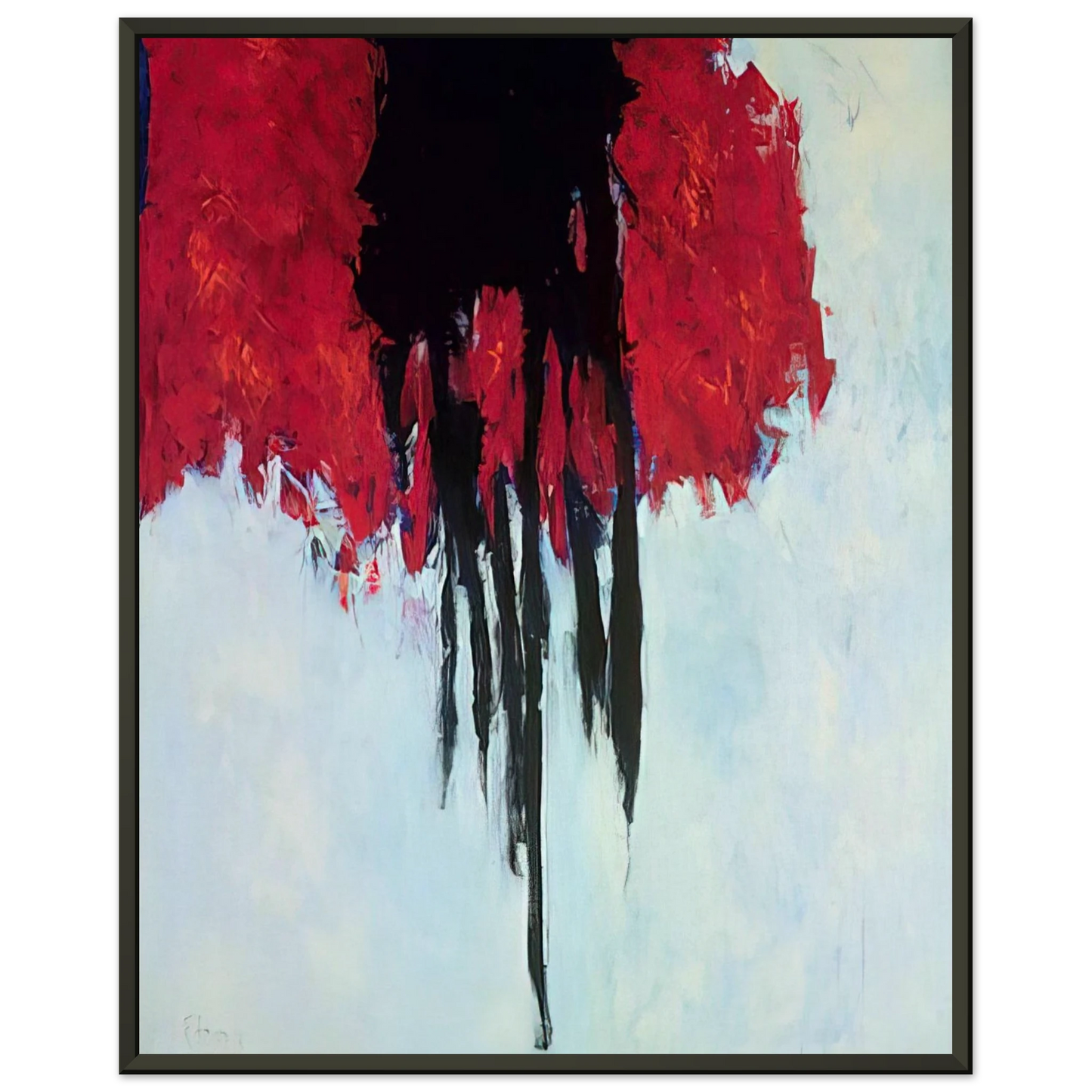 Theodoros Stamos  Adam  1961 Framed Art Print  - Aluminum Frame - 60x80 cm / 24x32 inches
