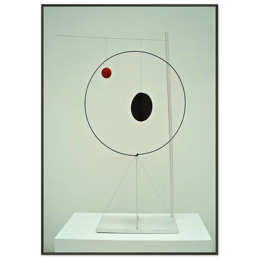 Alexander Calder  OBJECT WITH RED BALL 1931 Framed Art Print  - Aluminum Frame - 21x29.7 cm / 8x12"