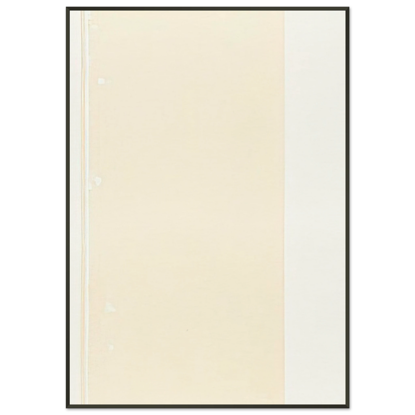 Barnett Newman  The Station of the Cross  Tenth Station Framed Art Print  - Aluminum Frame - 21x29.7 cm / 8x12"