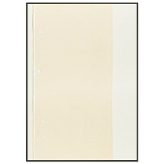 Barnett Newman  The Station of the Cross  Tenth Station Framed Art Print  - Aluminum Frame - 21x29.7 cm / 8x12"