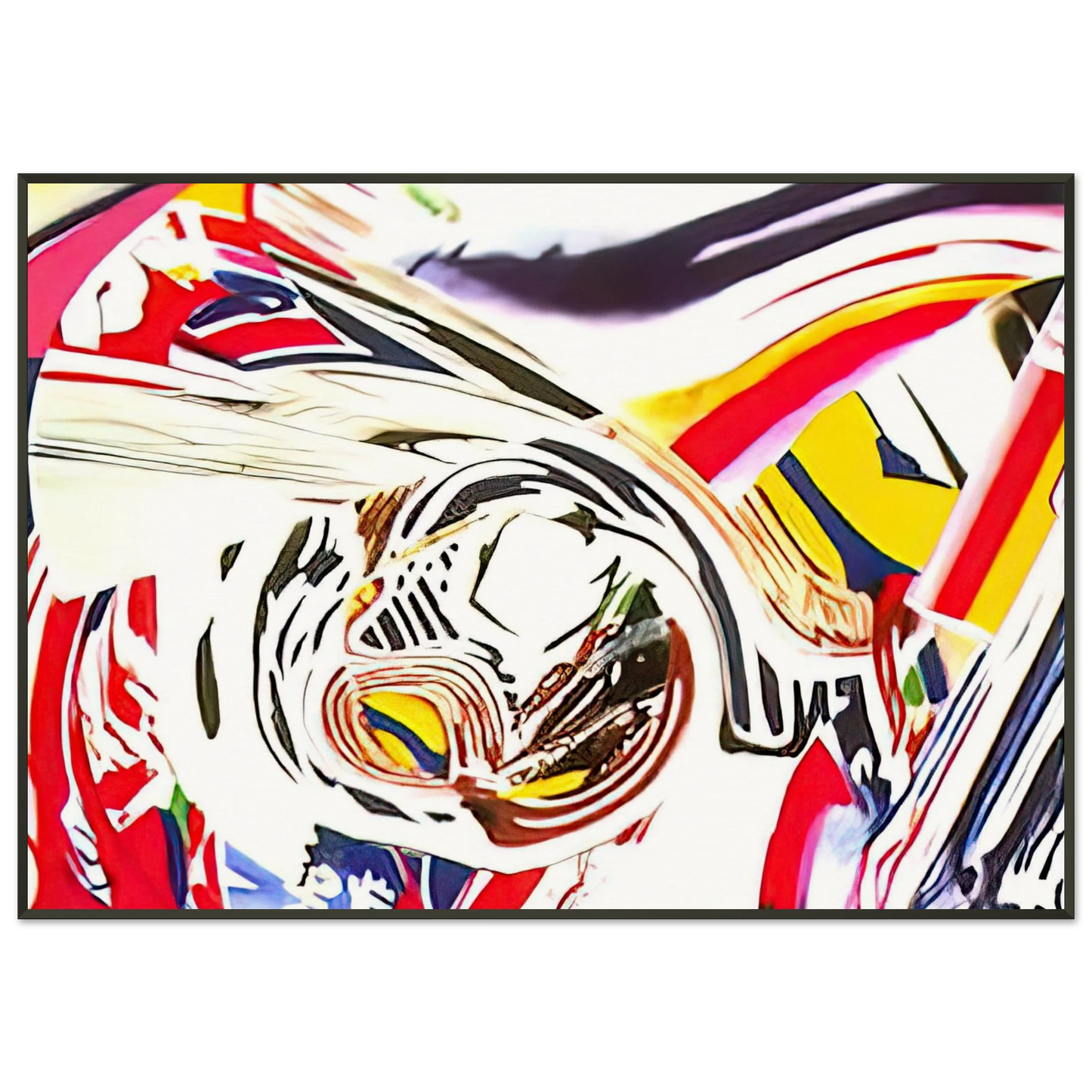 James Rosenquist  After Berlin V Framed Art Print  - Aluminum Frame - 21x29.7 cm / 8x12"