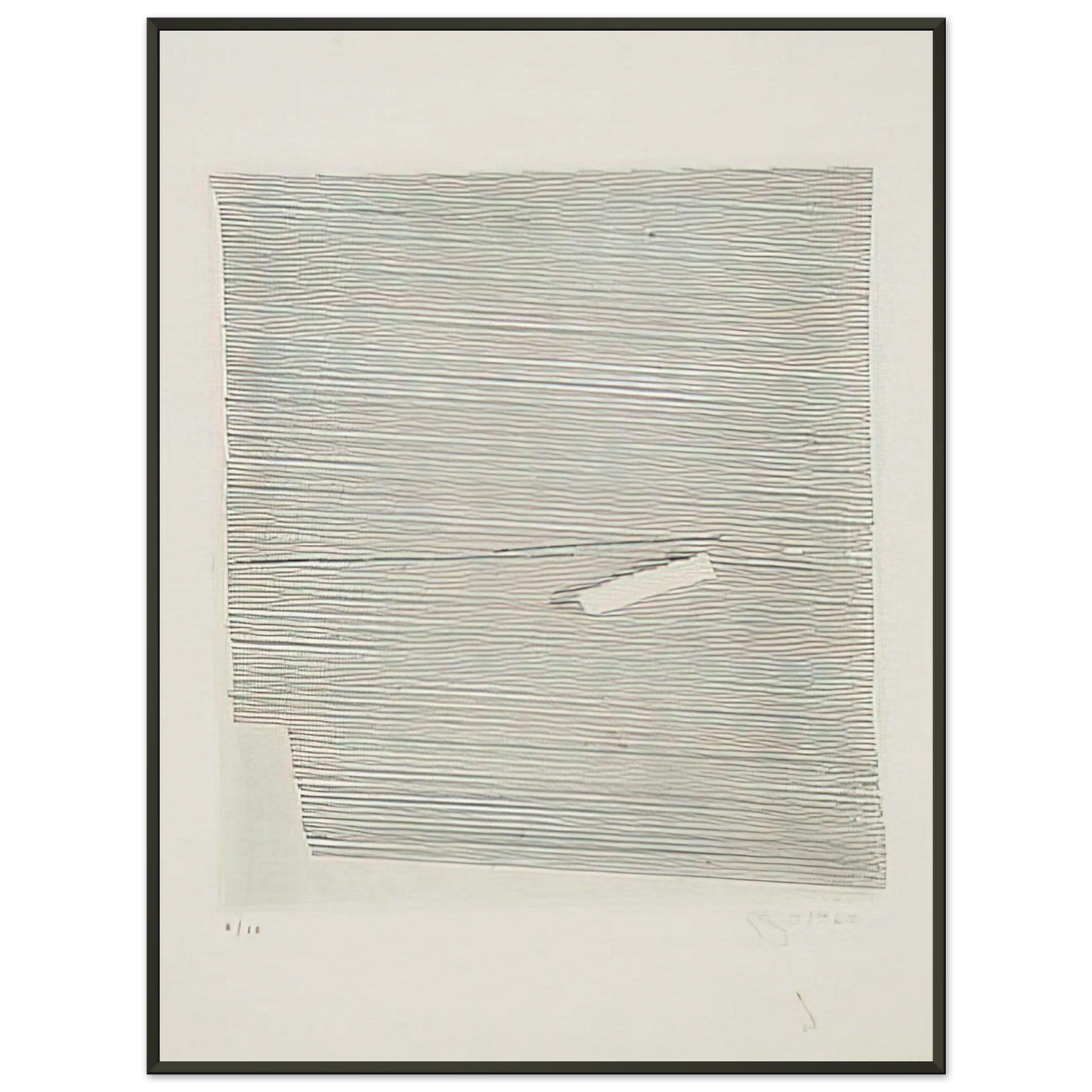 Gego  Balance  1960 Framed Art Print  - Aluminum Frame - 60x80 cm / 24x32 inches
