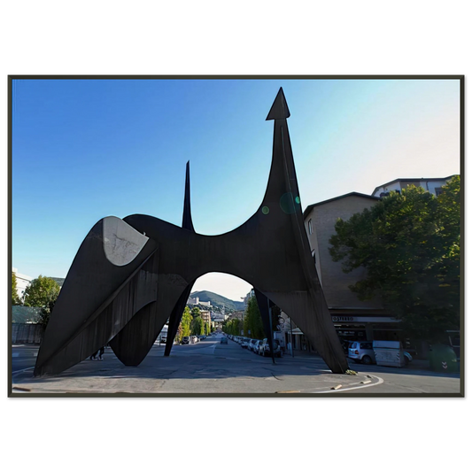 Alexander Calder  TEODELAPIO 1962 Framed Art Print  - Aluminum Frame - 21x29.7 cm / 8x12"
