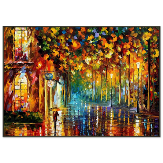 Leonid Afremov  Leonid Afremov Framed Art Print  - Aluminum Frame - 21x29.7 cm / 8x12"