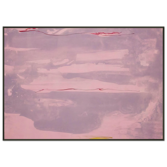 Helen Frankenthaler  Dream Walk  1977 Framed Art Print  - Aluminum Frame - 21x29.7 cm / 8x12"