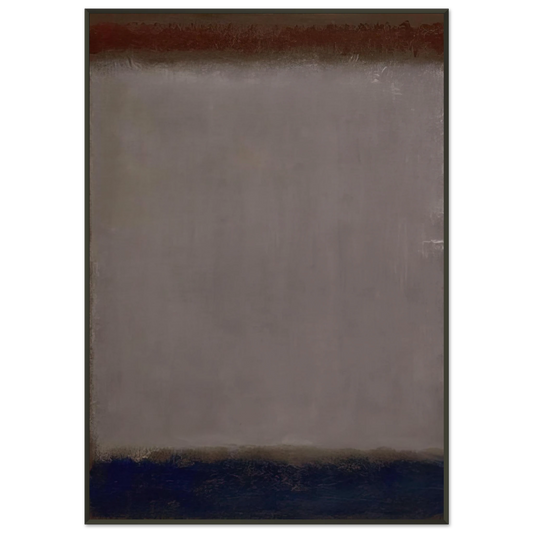 Mark Rothko  Lavender and Mulberry  1959 Framed Art Print  - Aluminum Frame - 21x29.7 cm / 8x12"