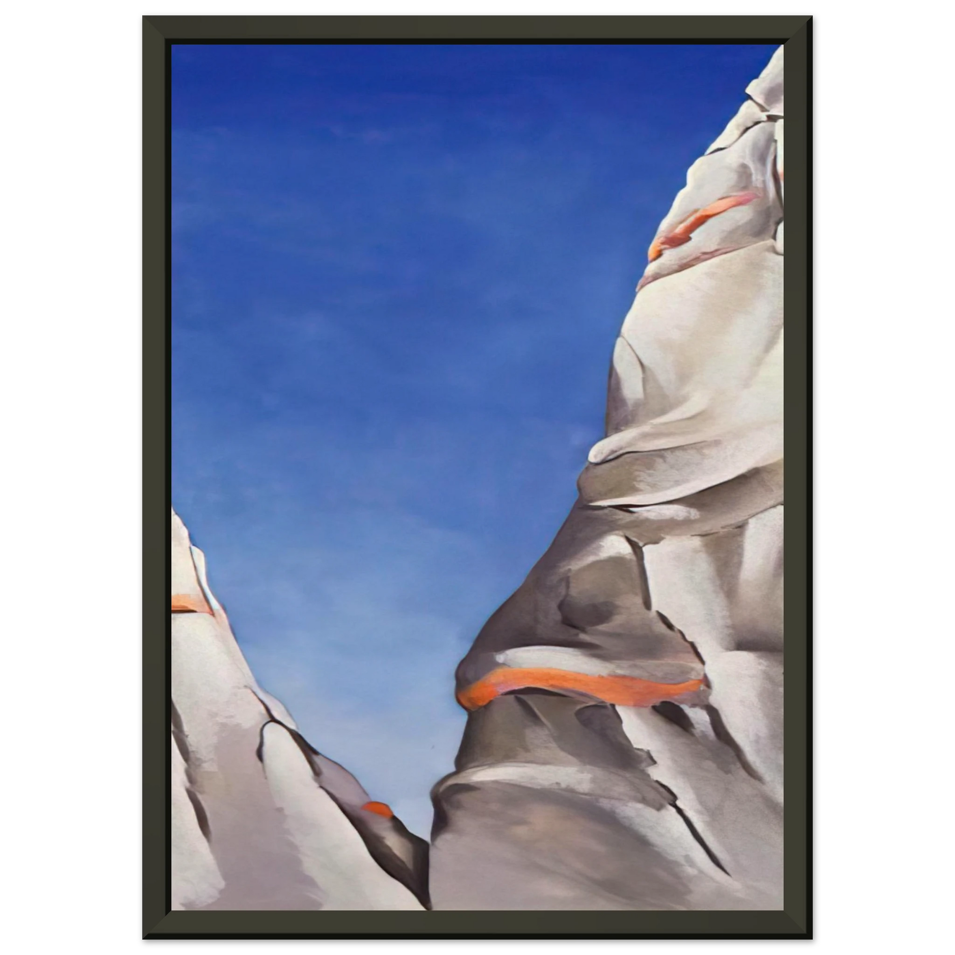 Georgia OKeeffe  Blue Sky Framed Art Print  - Aluminum Frame - 60x80 cm / 24x32 inches