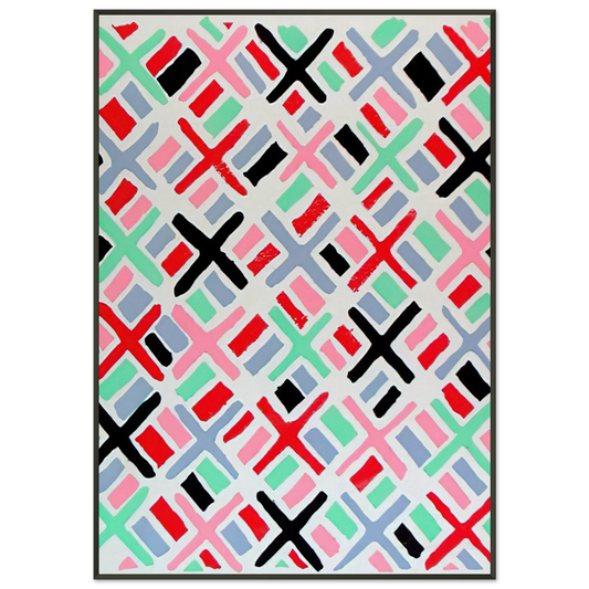Sonia Delaunay  COMPOSITION 34 Framed Art Print  - Aluminum Frame - 21x29.7 cm / 8x12"