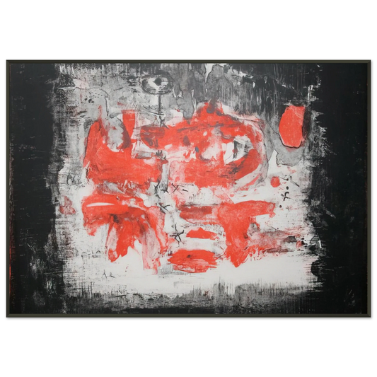 Zao WouKi  UNTITLED 1956 1 Framed Art Print  - Aluminum Frame - 21x29.7 cm / 8x12"