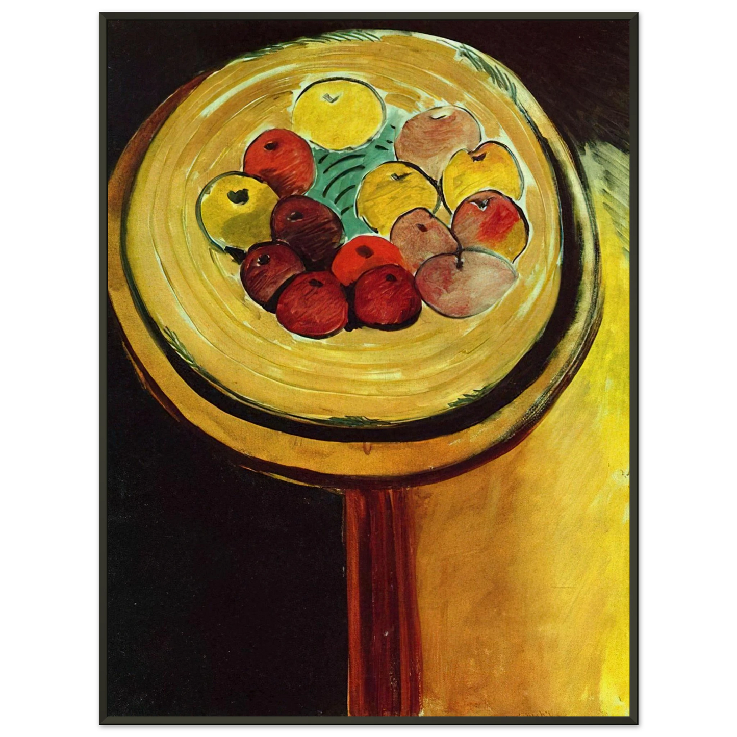 Henri Matisse  APPLES 1916 Framed Art Print  - Aluminum Frame - 40x50 cm / 16x20 inches