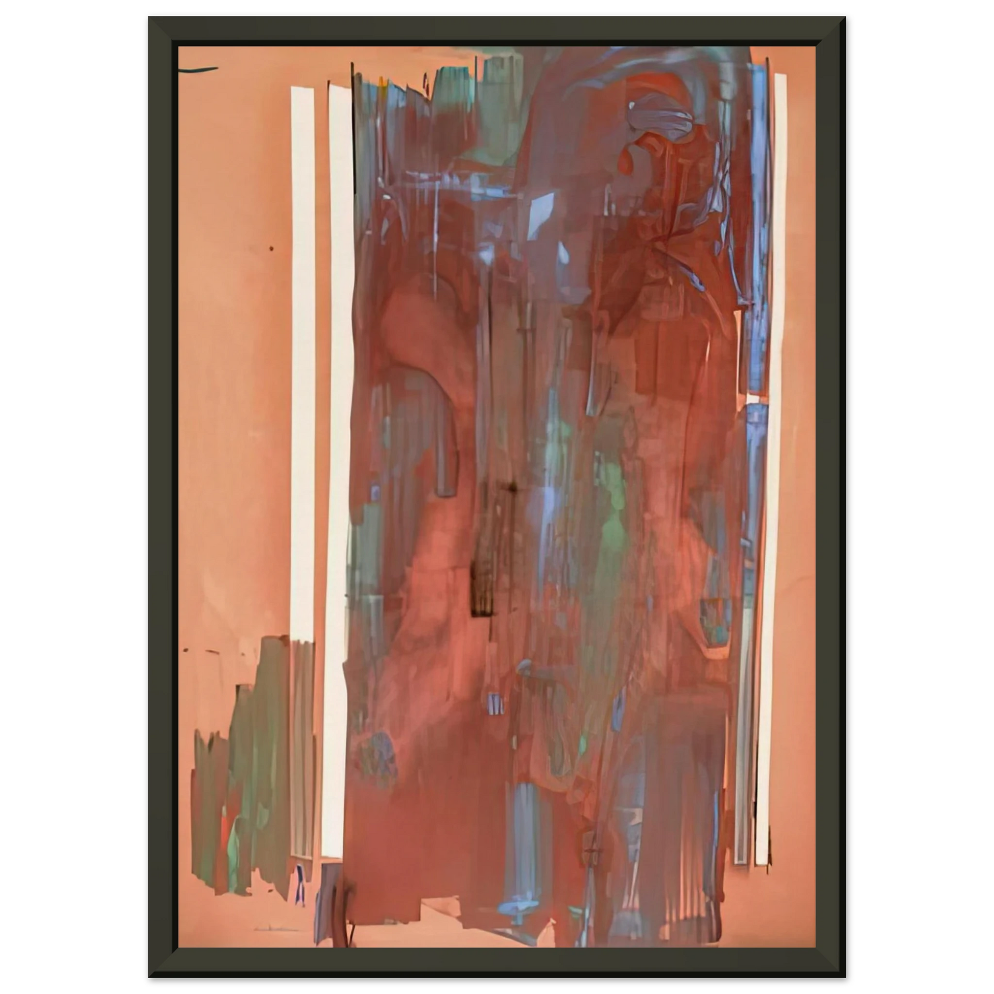 Helen Frankenthaler  Plexus 1976 Framed Art Print  - Aluminum Frame - 60x80 cm / 24x32 inches