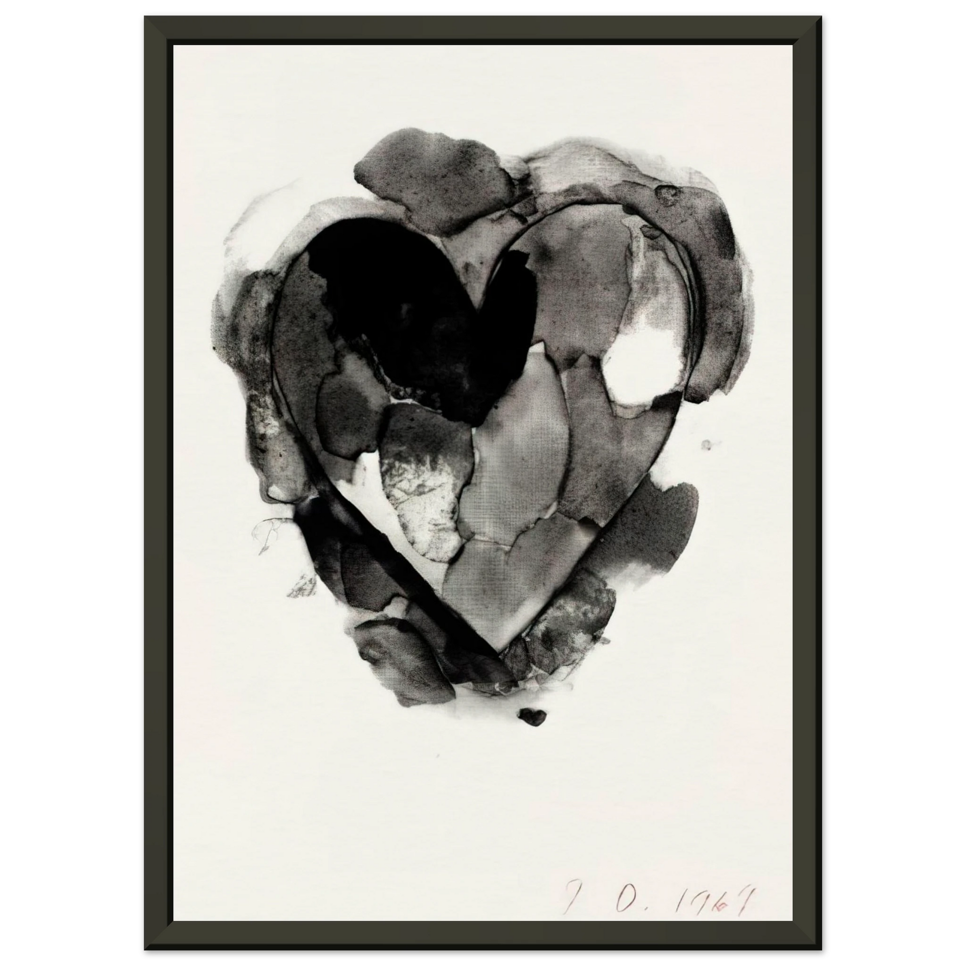 Jim Dine  WELCOME HOME RARE BIRDS 1969 Framed Art Print  - Aluminum Frame - 70x100 cm / 28x40 inches